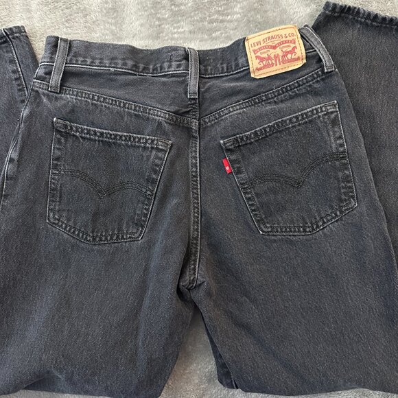 Levi's 94 Baggy Jeans Women's size 29 Black - Picture 8 of 8